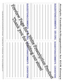 Quick Check Texas Test Aligned ECR Rubric for All Grade Levels & Purposes of Writing
