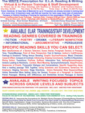 THE WRITE PRESCRIPTION FOR ELA READING AND WRITING TRAININGS