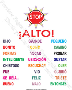 Alto Spanish Poster