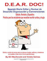 DEAR DOC Digital Spanish Daily Editing And Revising of Development Organization & Conventions Binder