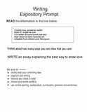 Expository and Persuasive Prompts about Love